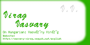 virag vasvary business card